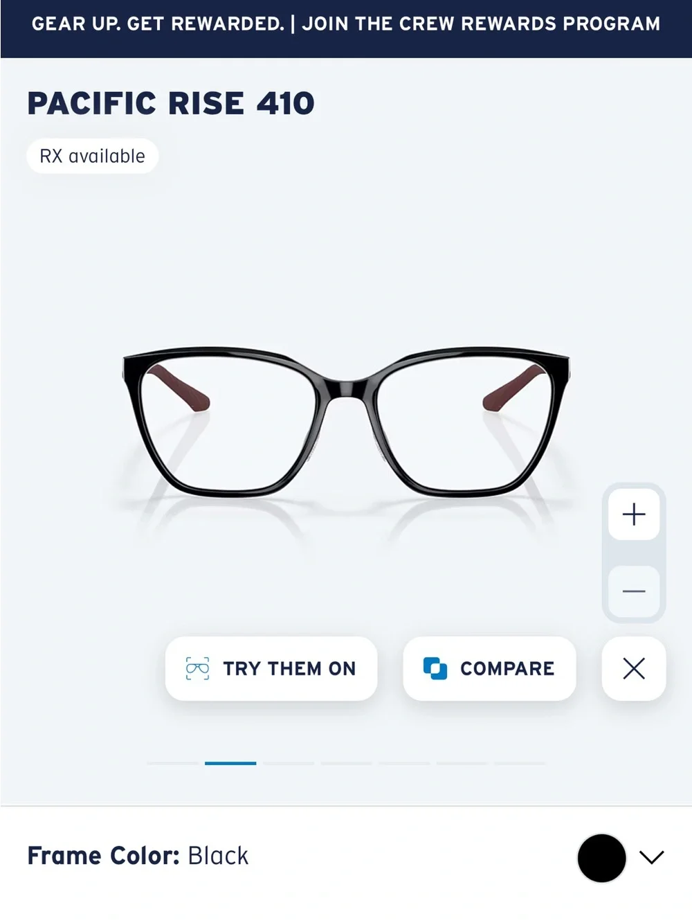 Costa Del Mar Eyeglasses Frame & Case